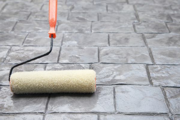 Stamped Concrete Refinishing