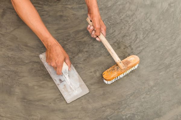 Driveway Concrete Staining in Newport Beach