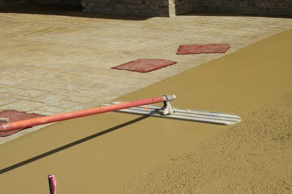 Stamped Pavement Installation in Newport Beach