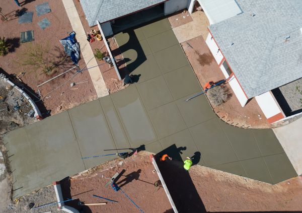Concrete Driveway Finishing